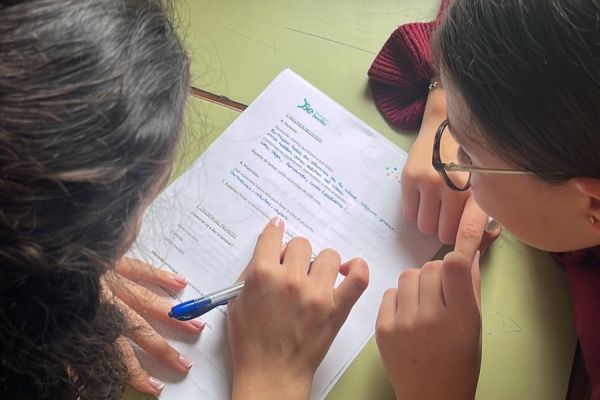 Preparando la exposición en La Campana